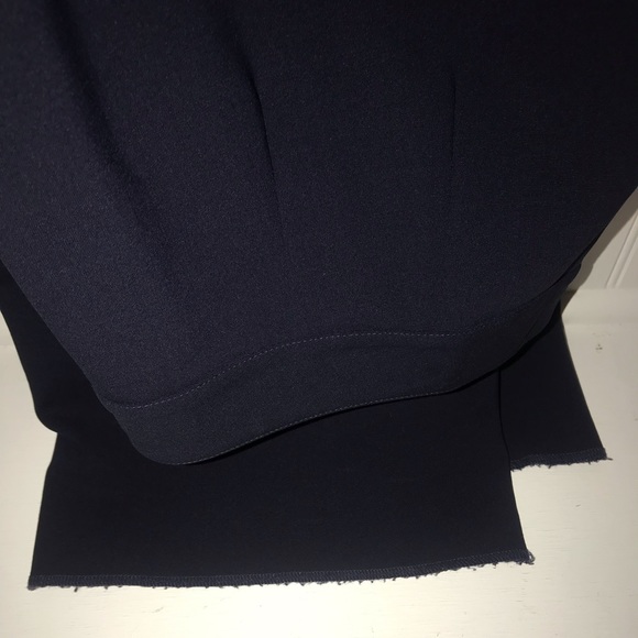Authentic St. John Navy Blue Palazzo Pants - Picture 3 of 4